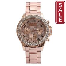 SALE- 2018 New Fashion Faux Chronograph Plated Classic