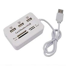 USB 2.0 HUB 3 PORT + 4 SLOT CARD READER