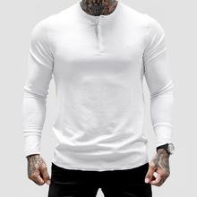 Men's Sweater Thin Wool Long Sleeve Stand Collar Pullover