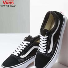 Vans Old Skool Lace Up Black Shoes for Unisex - 7201