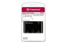 Transcend RDP8 - CF SD Micro  Memory Stick Card Reader- (Black)