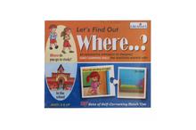 Creative Educational Aids Lets Find Out Where Puzzle - Multicolored