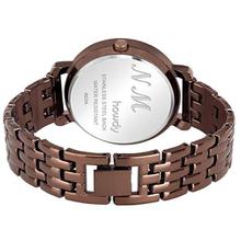 Howdy Stylish Brown Stainless Steel,Date Watch for Women &