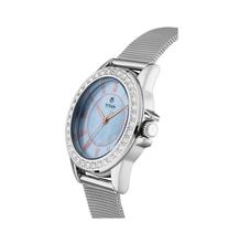 Titan Sky Blue Dial Analog Watch For Women- 9798SM04