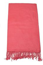 Pink Large High Quality Pashmina Shawl (80*36) -W