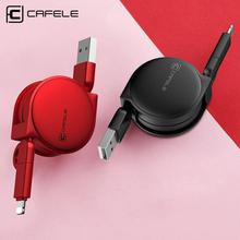 CAFELE 1M 2 in 1 USB Cable Fast Charging For iphone X 7 8