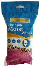 Royal Gold Flushable Moist Wipes