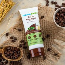 Mamaearth CoCo Face Scrub with Coffee & Cocoa for Rich Exfoliation - 100g