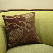 Floral Pattern Velvet Cushion Cover