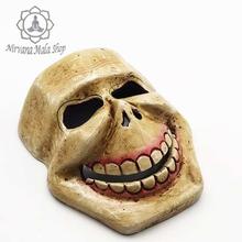 Wooden Skull Carved Wall Decor