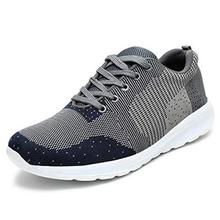 BUWCH Men Black Running Sports Shoe