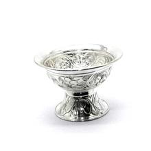 Pure Silver Floral Carved Bowl - SKH27515  - 42.11g