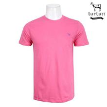 Police BR-1 Barbari Solid Plain Cotton T-shirt: Pink