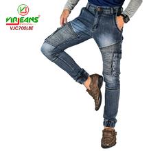 Virjeans Denim (Jeans) Multi pocket Box Joggers (VJC 700) Light Blue