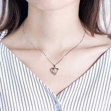 Pendant-Wan Ying Jewelry Heart-Shaped Necklace S925 Sterling