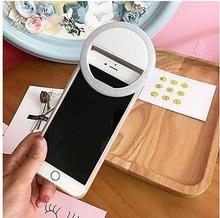 Luxury GIFT Universal LED Flash Light Up Selfie Luminous Phone Ring case For Samsung Galaxy J1 J2 J3 J5 J7 mini prime 2016 2017