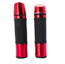 Rizoma styling motorcycle CNC handlebar hand grips (Red)