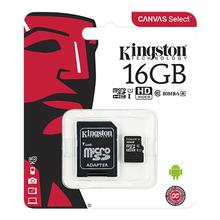 Kingston Micro SD Class 10 with Adapter- 16GB