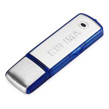 Kelima 8GB USB Flash Drive / Recorder - Blue + Silver