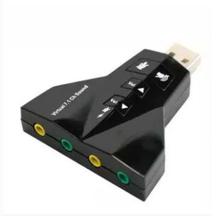 Double Sound Card Virtual 7.1 Channel USB 2.0 Audio Adapter