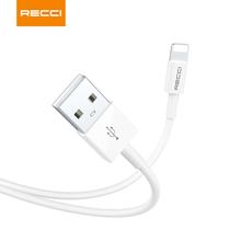 Recci Charger Lightning to USB Cable 1.5m 150cm Compatible i Phone 11 Pro/11/XS MAX/XR/8/7/6s/6/plus,iPad Pro/Air/Mini,iPod Touch(White 1.5M/6FT)