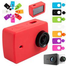 Mayitr Silicone Protective Cover 9 Colors Protector Case With Lens Cover Rubber Shell For Xiaomi Yi II 2 4K Sport Camera