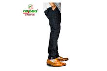 Virjeans Slim Fit Check Cotton Pant Blue-(VJC 691)