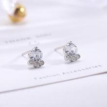 Birthday gift_wanying jewelry diamond zircon earrings s925