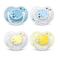 Philips Avent Avent Glow in the Dark Night Time Soothers (Multicolor)