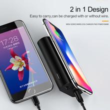 USAMS Dual USB Ports 8000mah QI Wireless Charger Pad And Power Bank