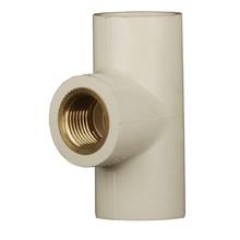 PLUMBER 3/4×1/2″ Female Threaded Tee Brass Pipes & Fittings