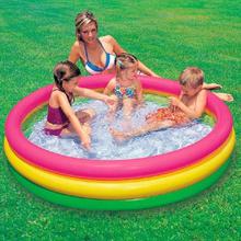 Intex Inflatable Rainbow Swimming Pool (66 x 15 inches)