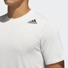 Kapadaa: Adidas White FreeLift Sport Prime Heather Training T-Shirt For Men – DU5235