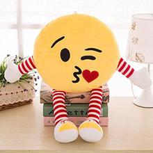 Skylofts Cute 34cm Kissing Emoji Stuffed Smiley Cushion Pillow Soft