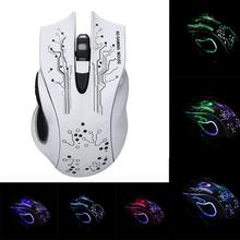 FashionieStore mouse USB Wired 5500dpi 6Buttons Optical Gaming Mouse LED 6 BacklightS for PC Laptop