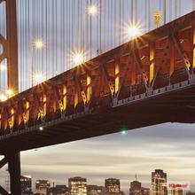 Wall mural Bay Bridge