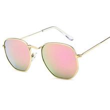Zonnebril Mannen Fashion Sunglasses Men Brand Designer Dames Small Frame Polygon Sunglasses Women Vintage Sun Glasses Hexagon