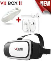 Combo Of VR Box + Earphone And Gaming Remote