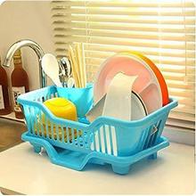 SALE- Rachees Plastic Kitchen Sink Dish Drainer Drying Rack Washing