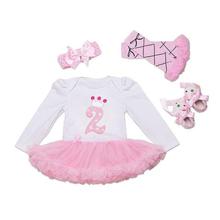 Newborn Baby Girl Clothes Brand Baby 4Pcs Clothing sets Tutu Romper