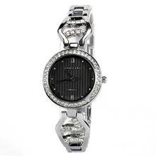 Bolano B1675 Black Dial Analog Watch For Women- Silver