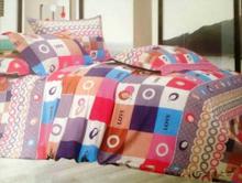 Multicolored Checked Small Cotton Bedsheet