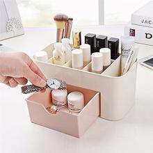 Angel Bear Cosmetic Storage Box Multi Functional Desktop Storage Boxes Drawer Makeup Organizers Storage Boxes (Colour May Vary)