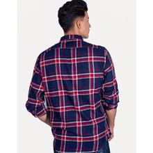 Woolen Casual Winter Check Full Shirt For Men-RMS-R-D65-050