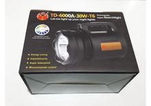 TD-6000A-30W-T6 Rechargeable Digital Emergency Light- Torch Light