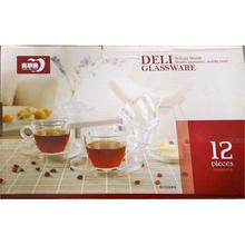 DELI Glassware - Cup & Saucer Set