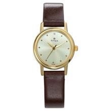 Titan Karishma Revive Champagne Dial Analog Watch For Women - 2593YL01