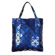 Geometric Shiny Tote Bag For Women