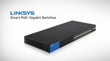 Linksys Business LGS326P 24-Port Gigabit PoE+ (192W) Smart Managed Switch + 2x Gigabit SFP/RJ45 Combo Ports