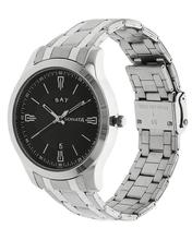 Sonata Black Dial Analog Watch for Men - 77063SM01J